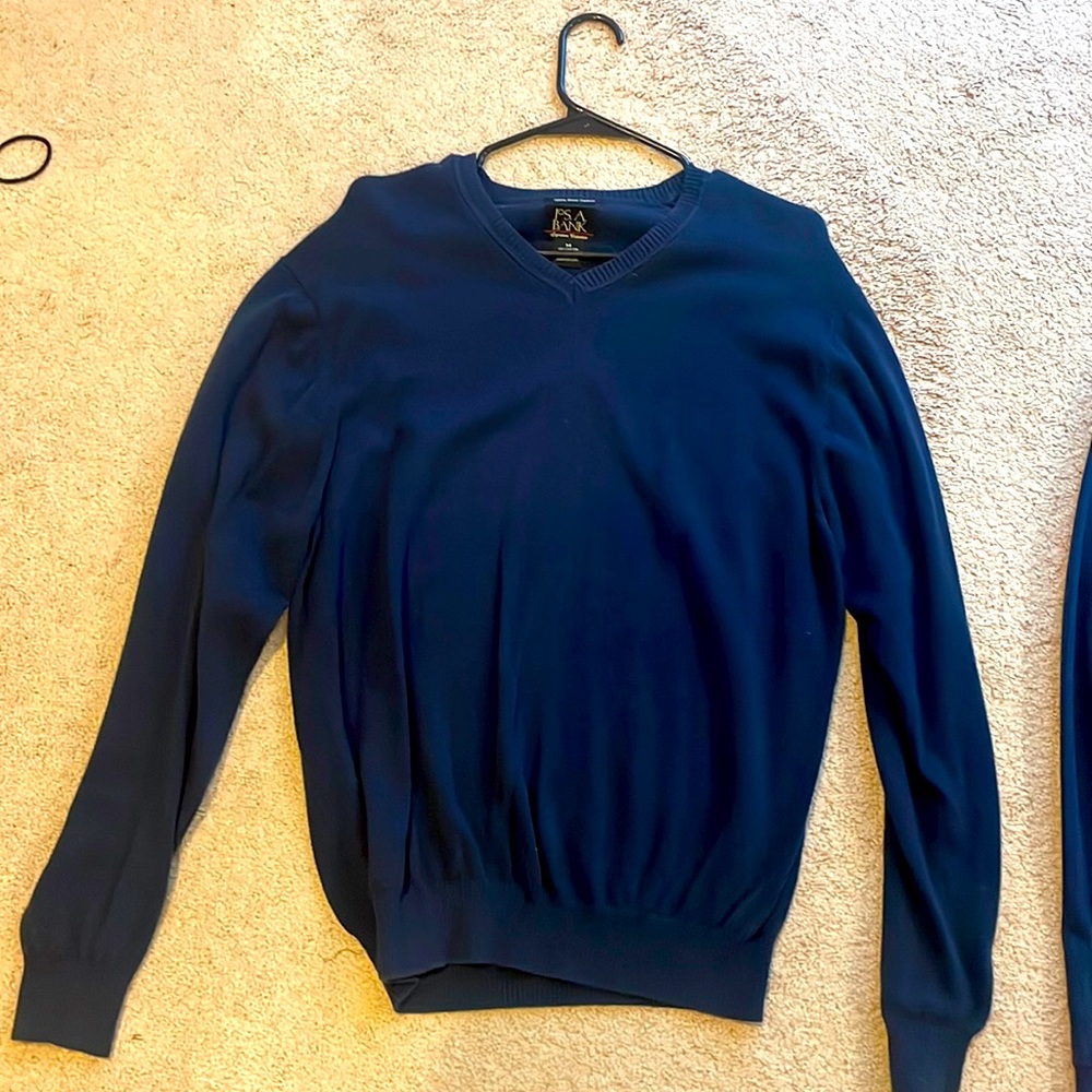 Jos. A. Bank Medium Dark Blue Sweater